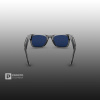Ray-Ban Wayfarer (Gen 2) Глянцевый Прозрачно-Серый с Прозрачно-Сапфировыми Линзами